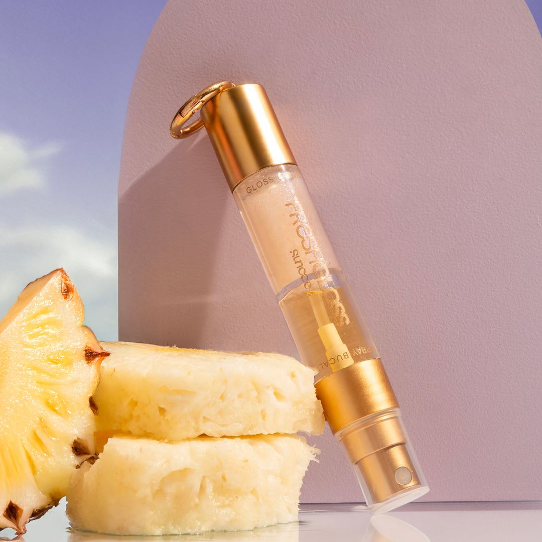 FreshGloss Duo | Spray Brisa de Abacaxi + Gloss Pedacinho do Céu
